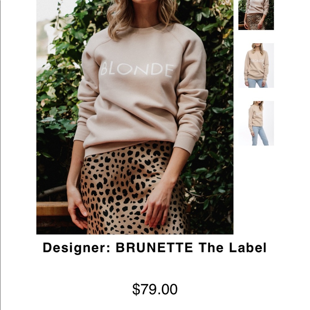 BRUNETTE THE LABEL PEACH CRUSH BLONDE